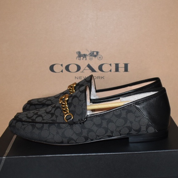coach helena chain loafer